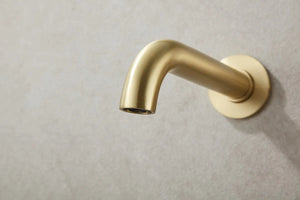 Saniclear Brass inbouw wastafelkraan geborsteld messing / mat goud