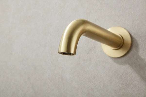 Saniclear Brass inbouw wastafelkraan geborsteld messing / mat goud