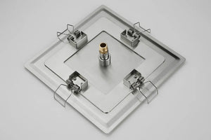 Saniclear Cube inbouw regendouche met inbouw douchekop 30x30cm RVS