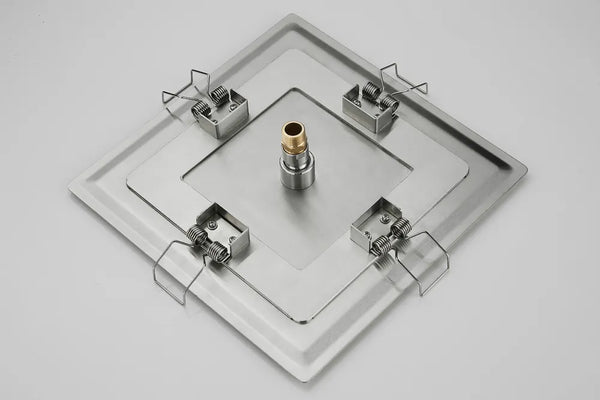 Saniclear Cube inbouw regendouche met inbouw douchekop 30x30cm RVS