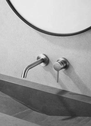 Saniclear Exclusive 304-RVS inbouw wastafelkraan eenhendel