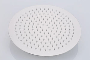 Saniclear Exclusive volledig 304 RVS regendouche opbouw 30cm met staafhanddouche