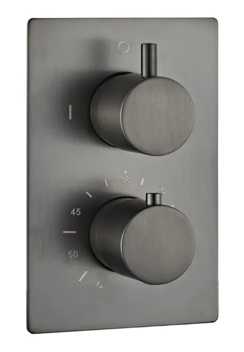 Saniclear Iron inbouw regendouche met wandarm en 30cm hoofddouche verouderd ijzer - gunmetal