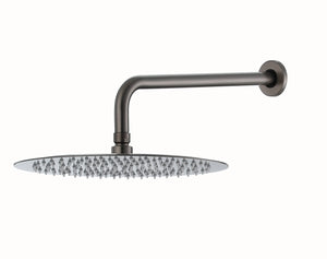 Saniclear Iron inbouw regendouche met wandarm en 30cm hoofddouche verouderd ijzer - gunmetal