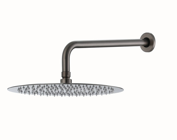 Saniclear Iron inbouw regendouche met wandarm en 30cm hoofddouche verouderd ijzer - gunmetal