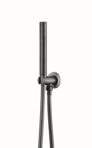 Saniclear Iron inbouw regendouche met wandarm en 30cm hoofddouche verouderd ijzer - gunmetal