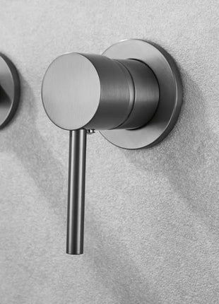 Saniclear Iron inbouw wastafelkraan verouderd ijzer - gunmetal