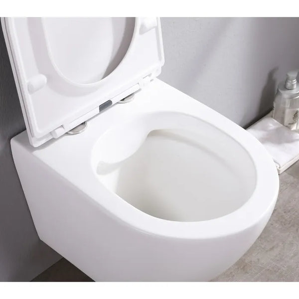 Saniclear Itsie mat witte toiletpot randloos met softclose zitting