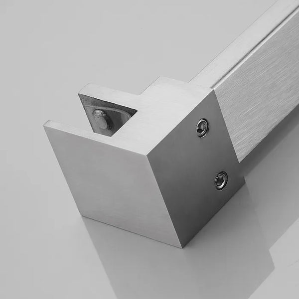 Saniclear Modern Exclusive brons glas douchecabine met deur anti-kalk RVS