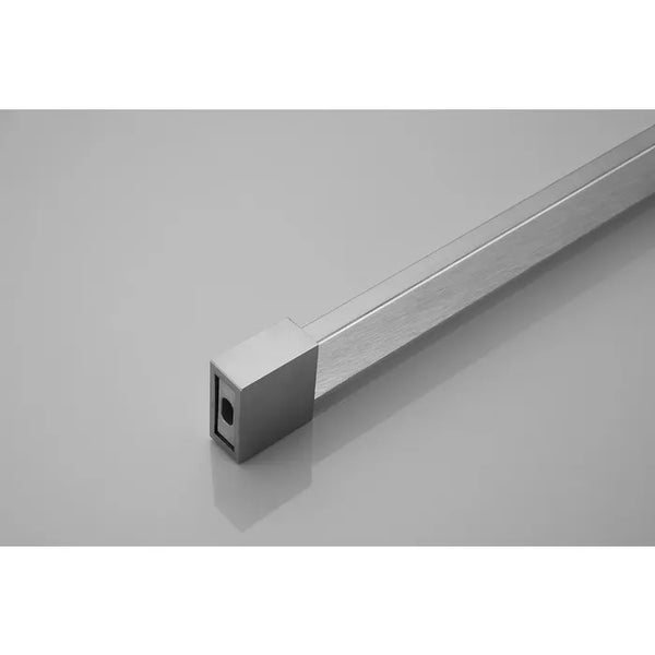 Saniclear Modern Exclusive brons glas douchecabine met deur anti-kalk RVS