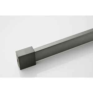 Saniclear Modern Iron brons glas douchecabine met deur anti-kalk verouderd ijzer - gunmetal