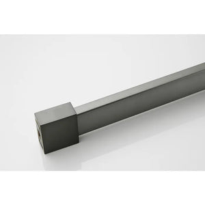 Saniclear Modern Iron profielloze inloopdouche 80x200 verouderd ijzer - gunmetal