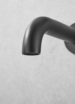 Saniclear Nero inbouw wastafelkraan zwart met inbouwdeel