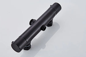 Saniclear Nero mat zwart opbouw regendouche 30cm met thermostaatkraan en staafhanddouche (Copy)