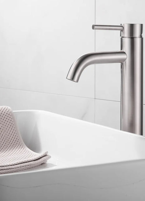 Saniclear Plus hoge wastafelkraan RVS