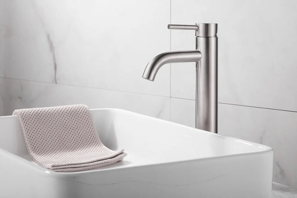 Saniclear Plus hoge wastafelkraan RVS