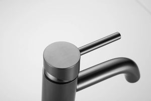 Saniclear Plus wastafelkraan geborsteld Gunmetal - Verouderd Ijzer