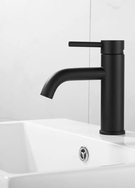 Saniclear Plus wastafelkraan zwart mat