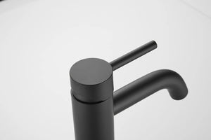 Saniclear Plus wastafelkraan zwart mat