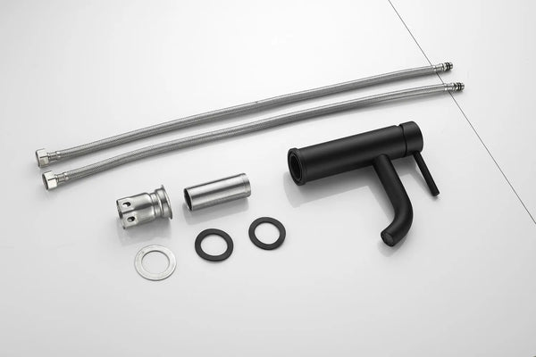 Saniclear Plus wastafelkraan zwart mat