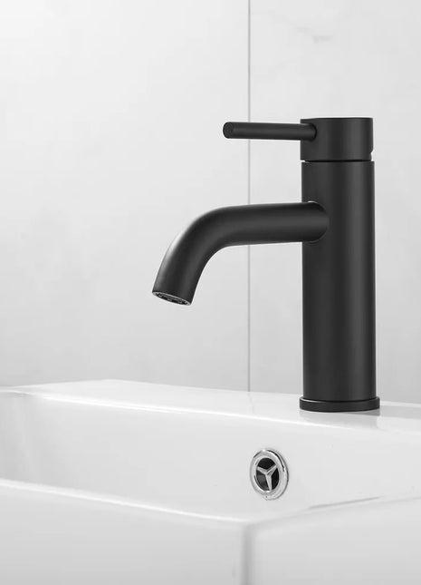 Saniclear Plus wastafelkraan zwart mat