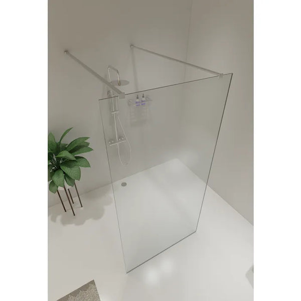 Saniclear Redro vrijstaande douchewand 100x200cm chroom