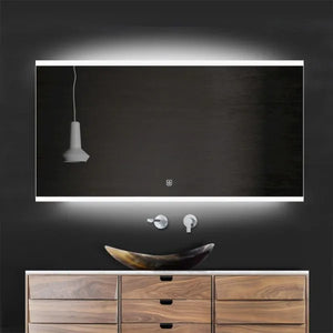 Saniclear Riga LED spiegel 80x70cm met spiegelverwarming