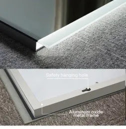 Saniclear Riga LED spiegel 80x70cm met spiegelverwarming