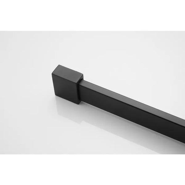 Saniclear Shade douchewand rookglas 100x200cm mat zwart profiel