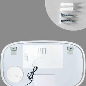 Saniclear Shave Deens ovale spiegel 120x70cm met verlichting, verwarming en vergrootglas