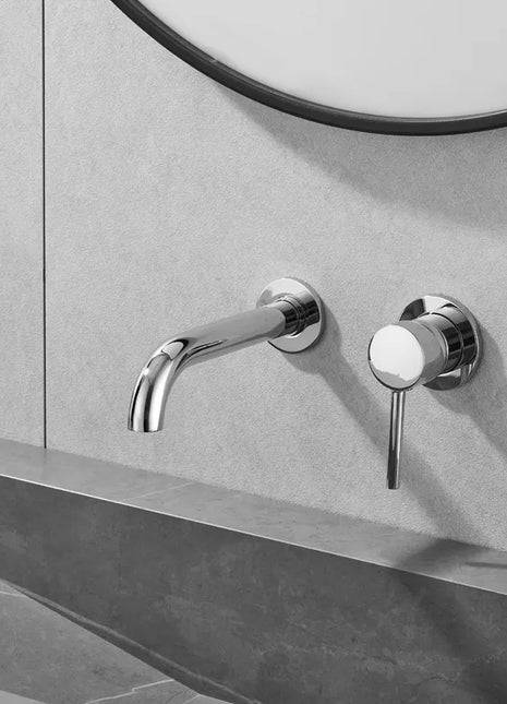 Saniclear Talpa inbouw wastafelkraan chroom met inbouwdeel