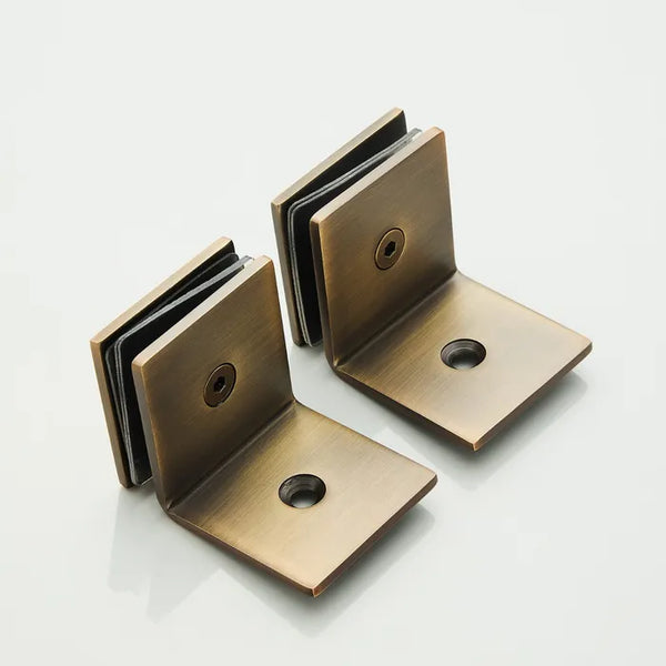 Saniclear Modern Antique brons glas douchecabine deur anti-kalk verouderd messing