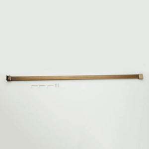 Saniclear Modern Antique brons glas douchecabine deur anti-kalk verouderd messing