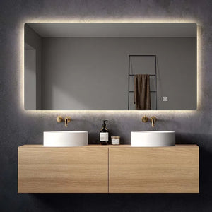 Saniclear Aspen spiegel 80x70cm cm met LED verlichting en spiegelverwarming