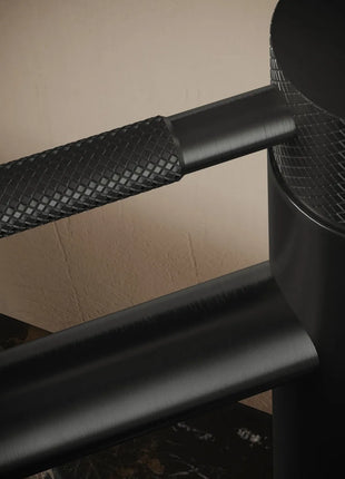 Saniclear Highriser Curved wastafelkraan verouderd ijzer - gunmetal