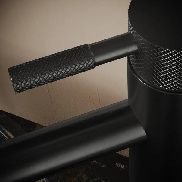 Saniclear Highriser Curved wastafelkraan verouderd ijzer - gunmetal