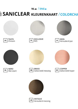 Saniclear Plus Stripes wastafelkraan zwart mat