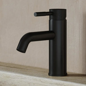 Saniclear Plus Curved wastafelkraan zwart mat