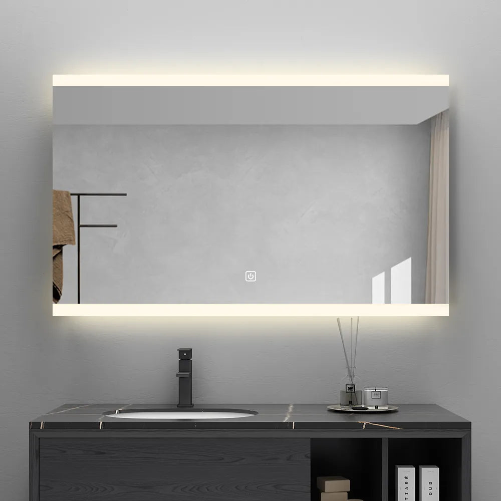 Saniclear Riga LED spiegel 80x70cm met spiegelverwarming