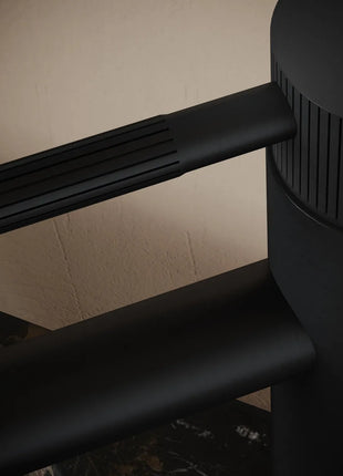 Saniclear Plus Stripes wastafelkraan zwart mat