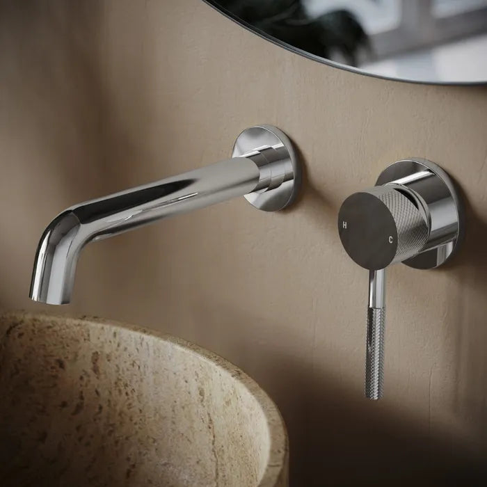 Saniclear Talpa Curved inbouw wastafelkraan chroom