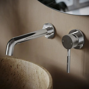 Saniclear Talpa Curved inbouw wastafelkraan chroom