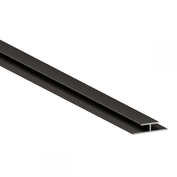 tussenprofiel wandpanelen - Zwart - 300cm - Aluminium